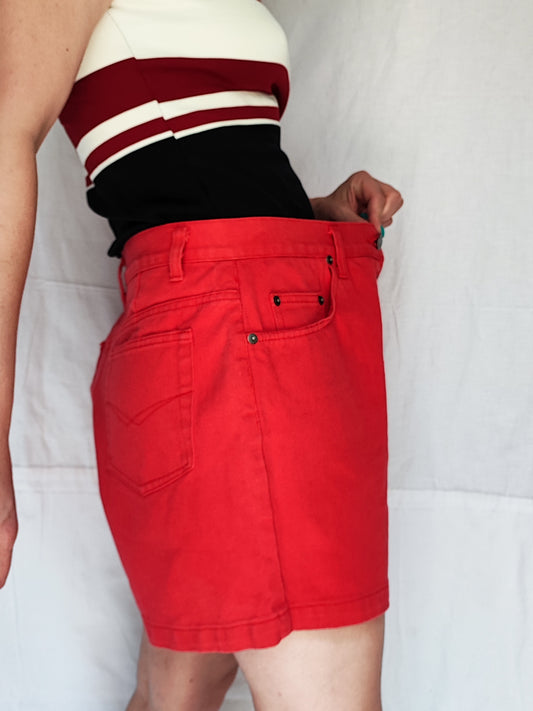 Fire denim shorts