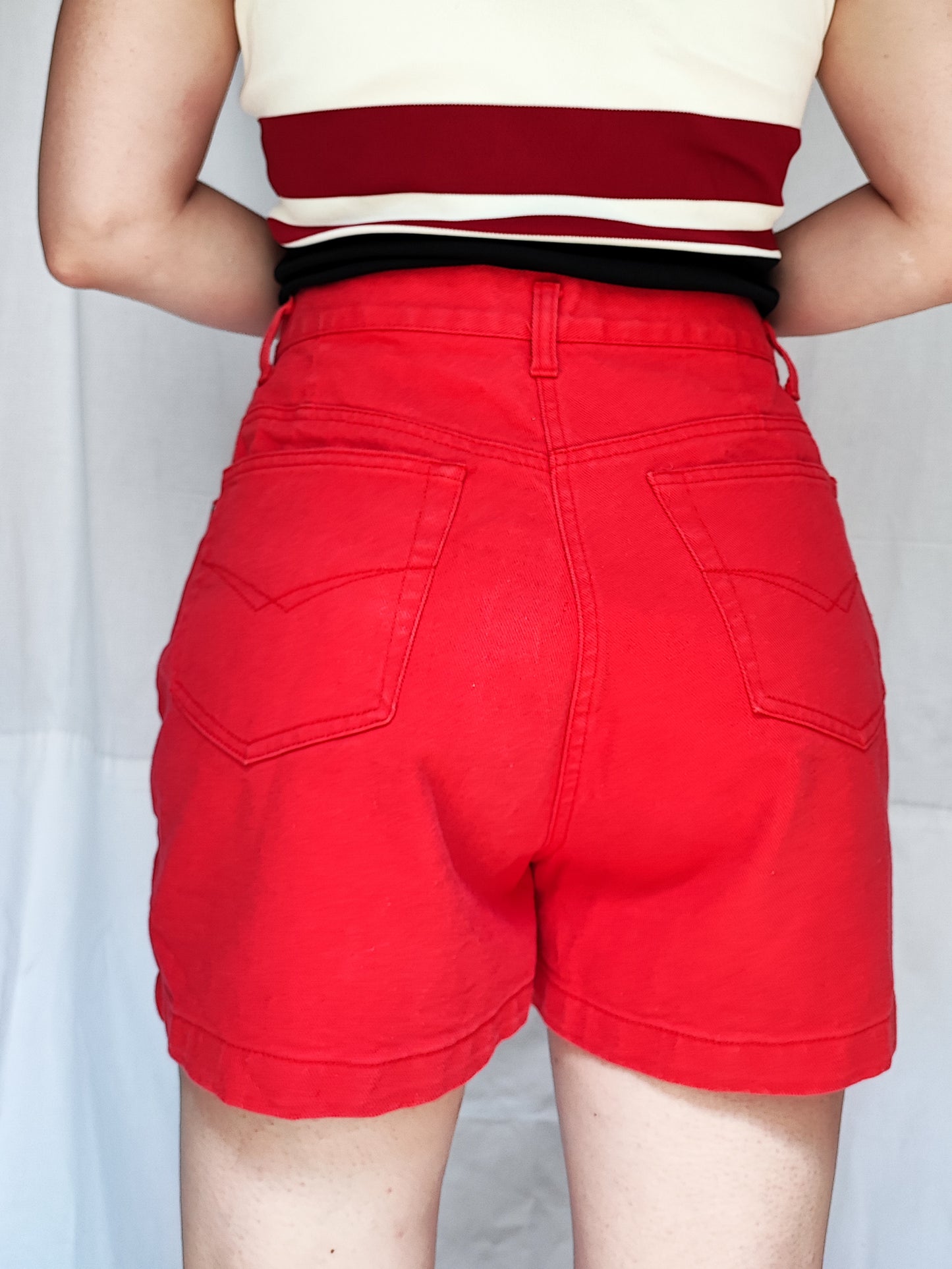 Fire denim shorts
