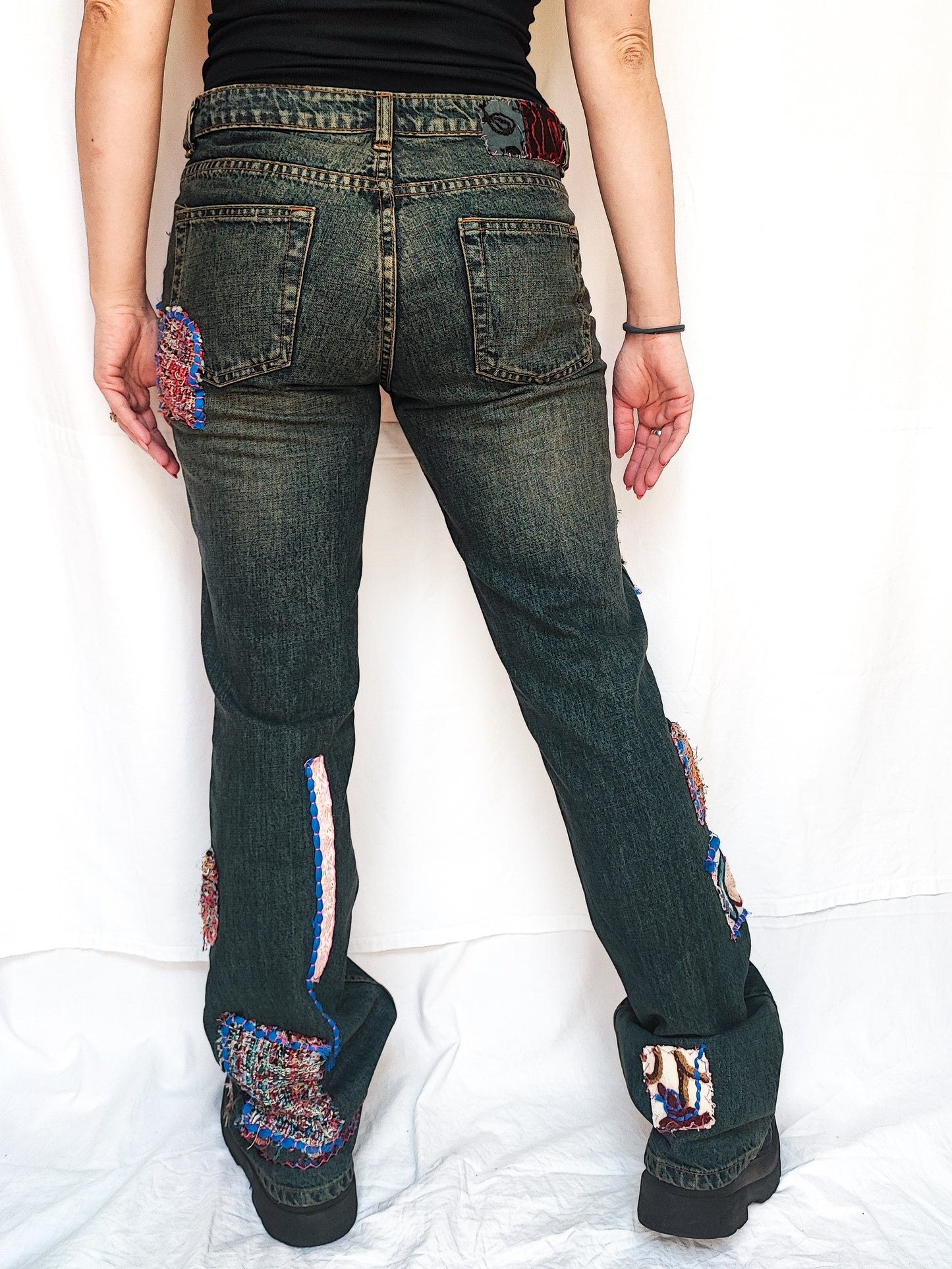 Kavbojke Patchwork