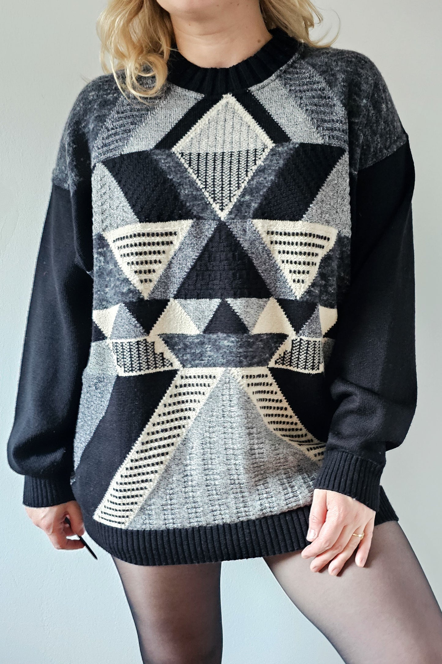 Compass Card sweater