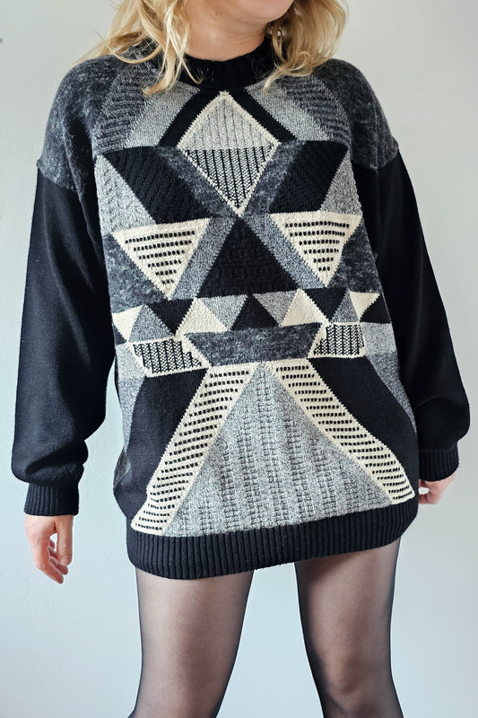 Compass Card sweater