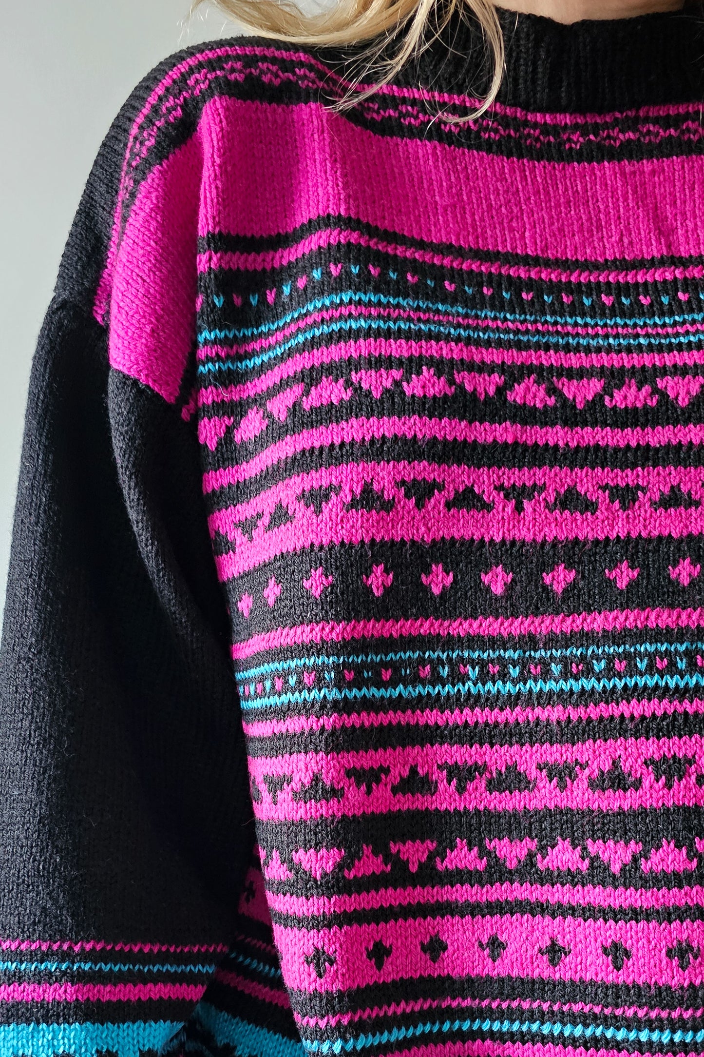Pink sweater