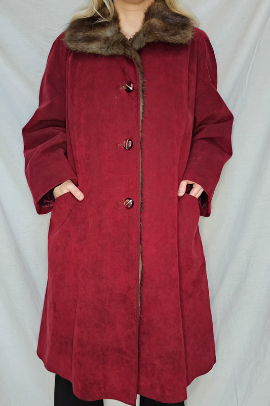 Manto di Alcantara coat