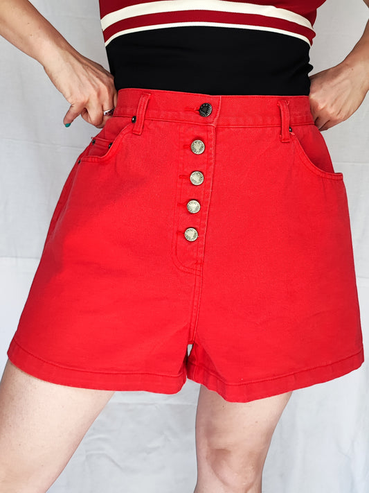 Fire denim shorts