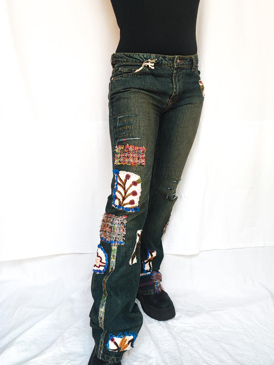 Patchwork jeans