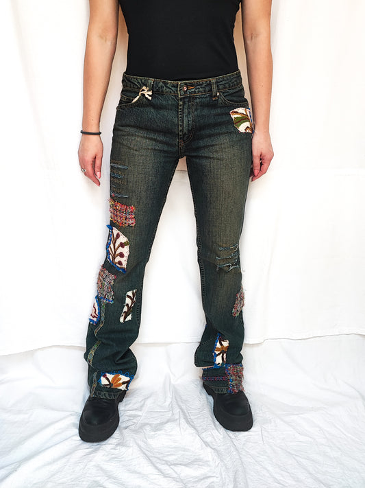 Patchwork jeans