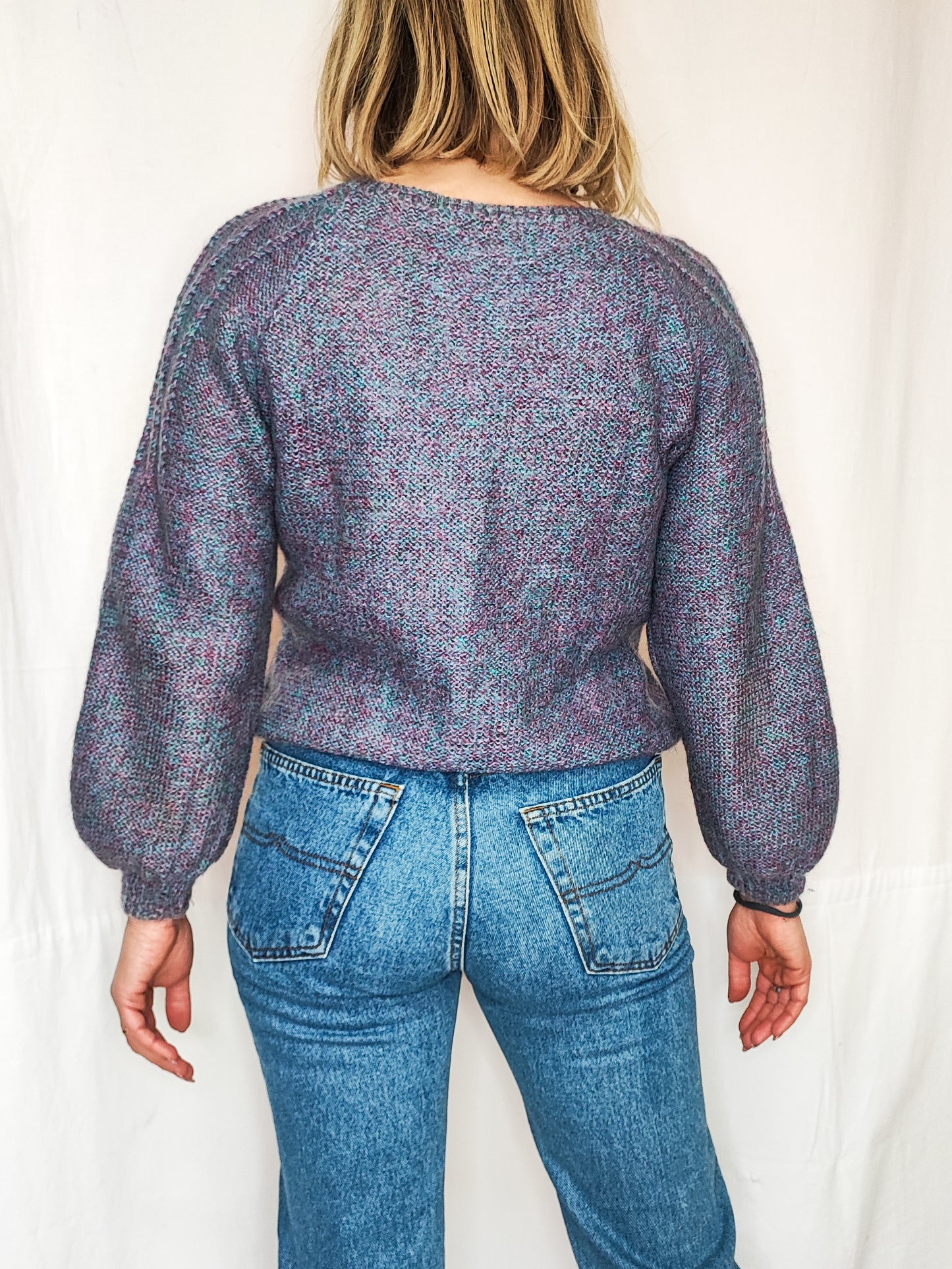 Purple sky sweater