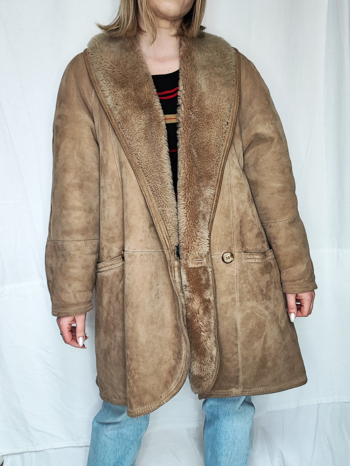 Shearling coat 1