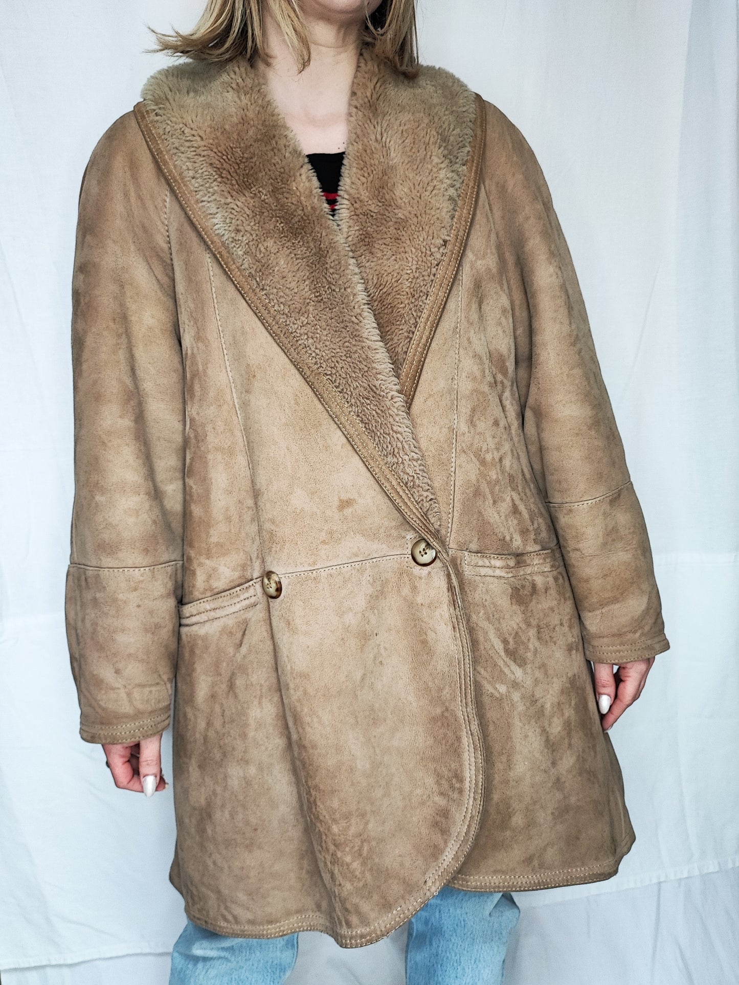 Shearling coat 1