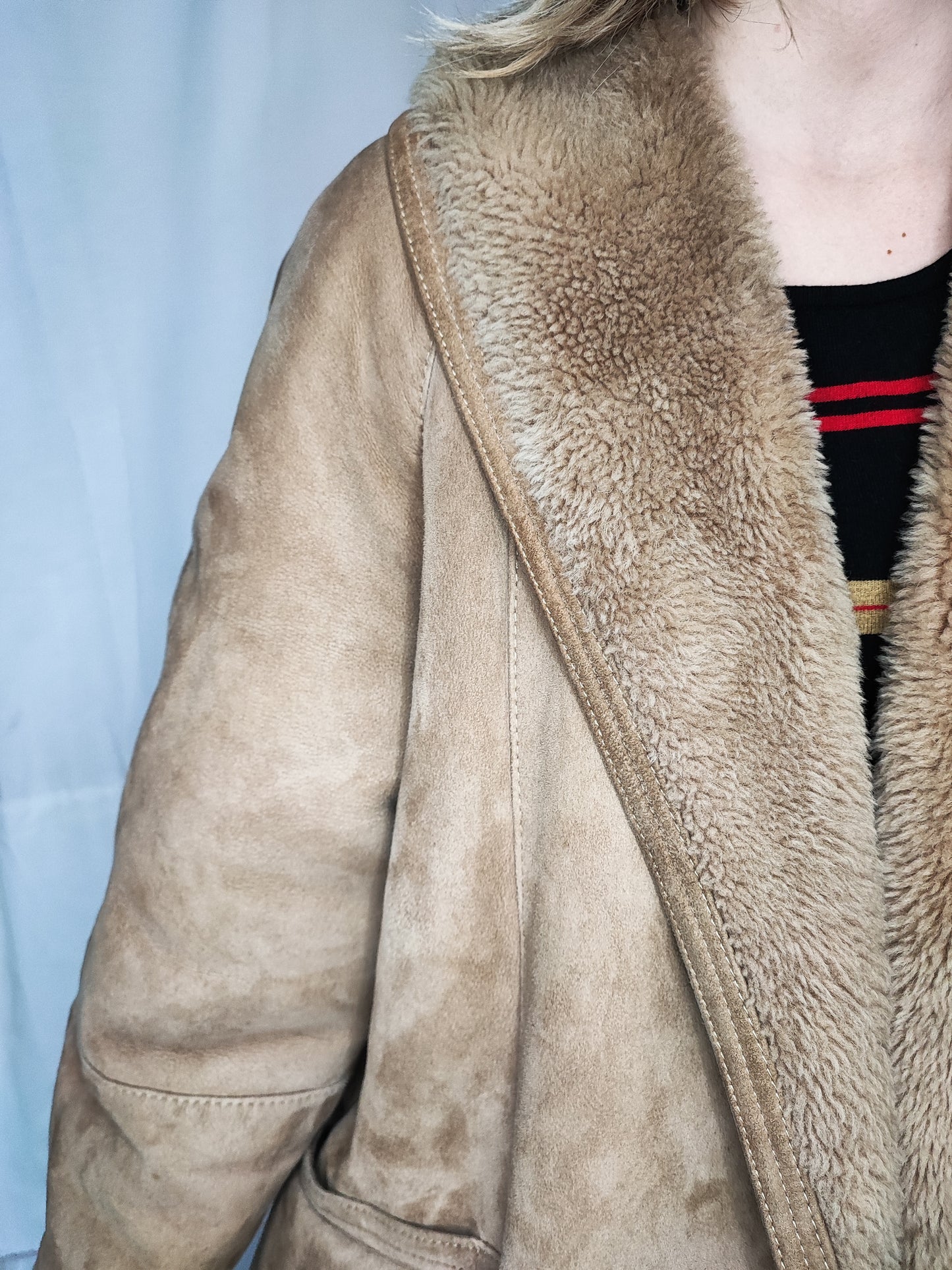 Shearling coat 1